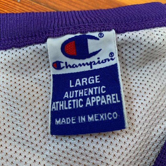 Champion NBA Phoenix Suns Jersey White Purple Marbury #3 Tank Top Mens Size L - Picture 6 of 7